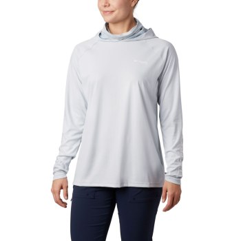 Columbia Hoodie Dames, PFG Tidal Deflector Zero Grijs, 80MYNCETP